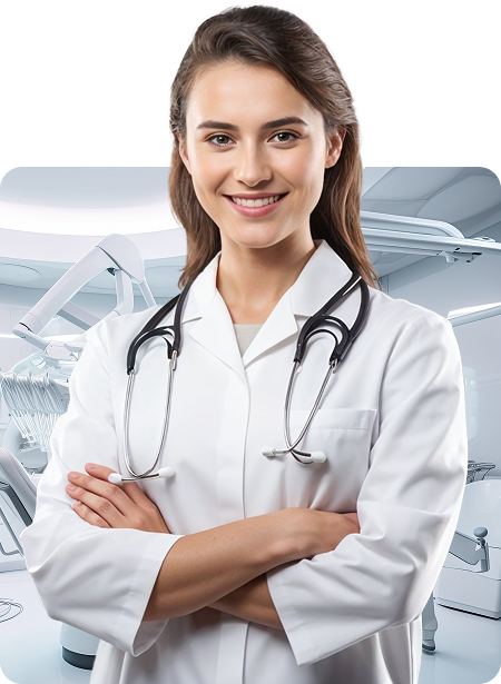 Dentist examining patient at Xpert Dental Care